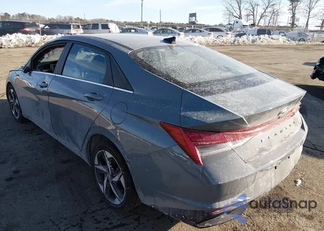 2022 Hyundai Elantra Sel z USA, uszkodzony, nr VIN KMHLN4AG8NU357598